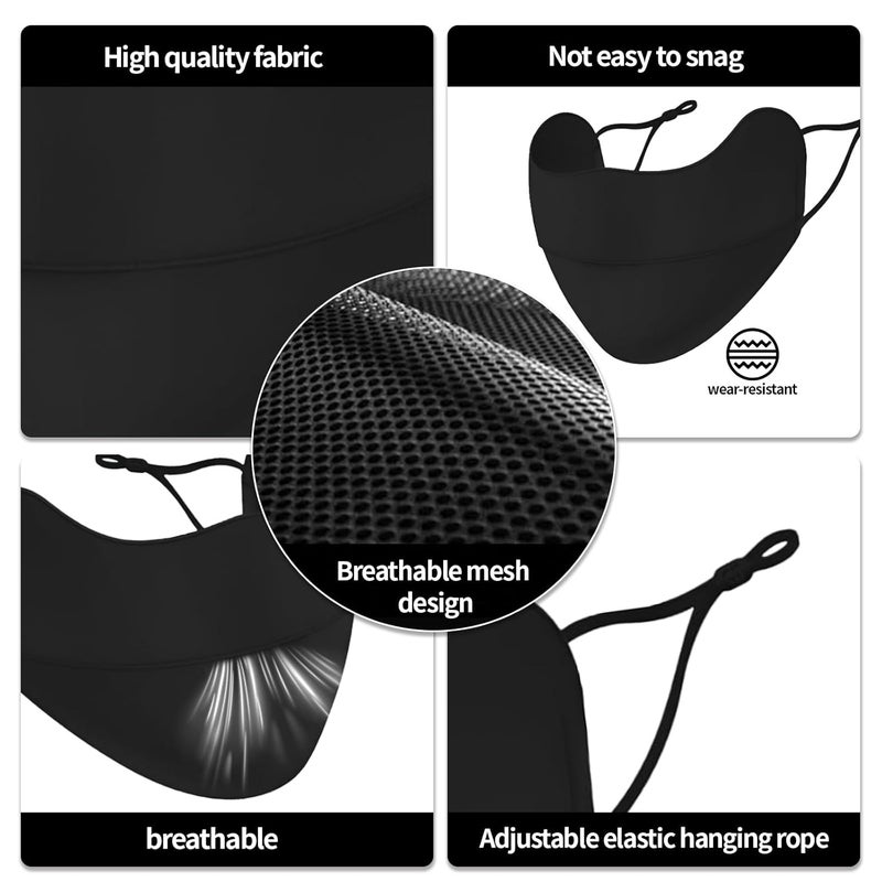 Enignic UV Face Mask Sun Protection,UPF 50+Blocks 98% of UVA/UVB Rays,UV Face Mask for Women Washable Reusable(3PCS) - Image 2